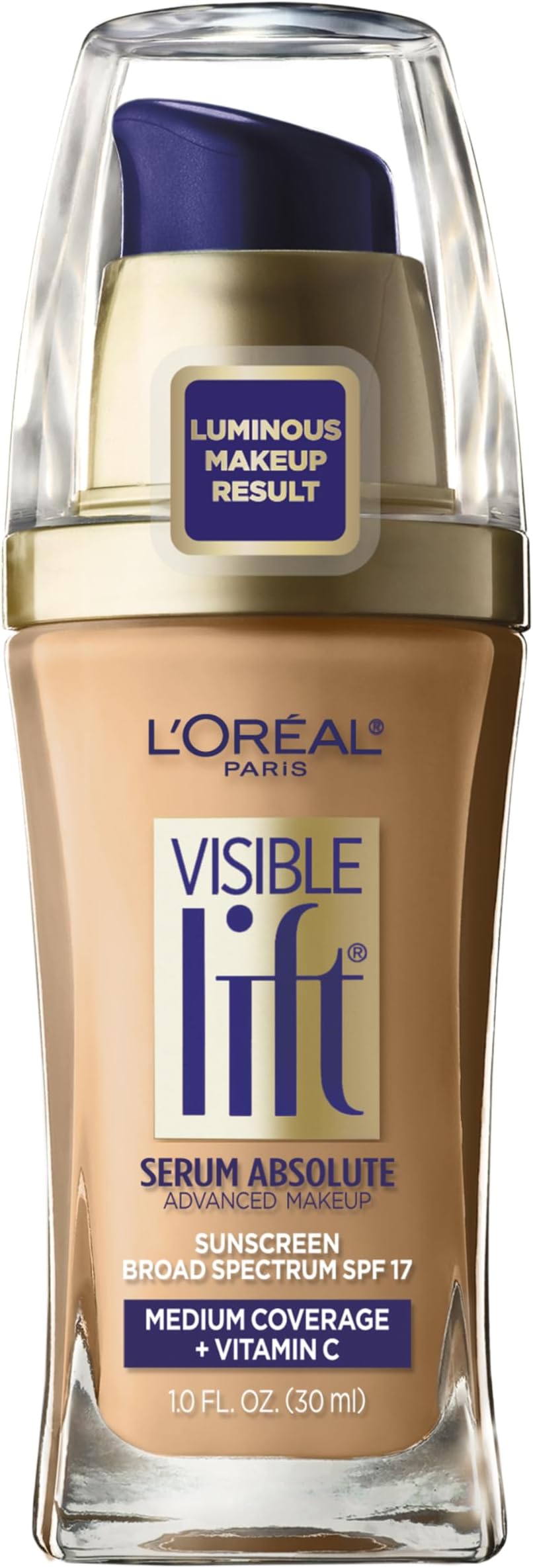 L’Oréal Paris L'Oreal Visible Lift Serum Absolute Foundation, Buff Beige, 1 Ounce
