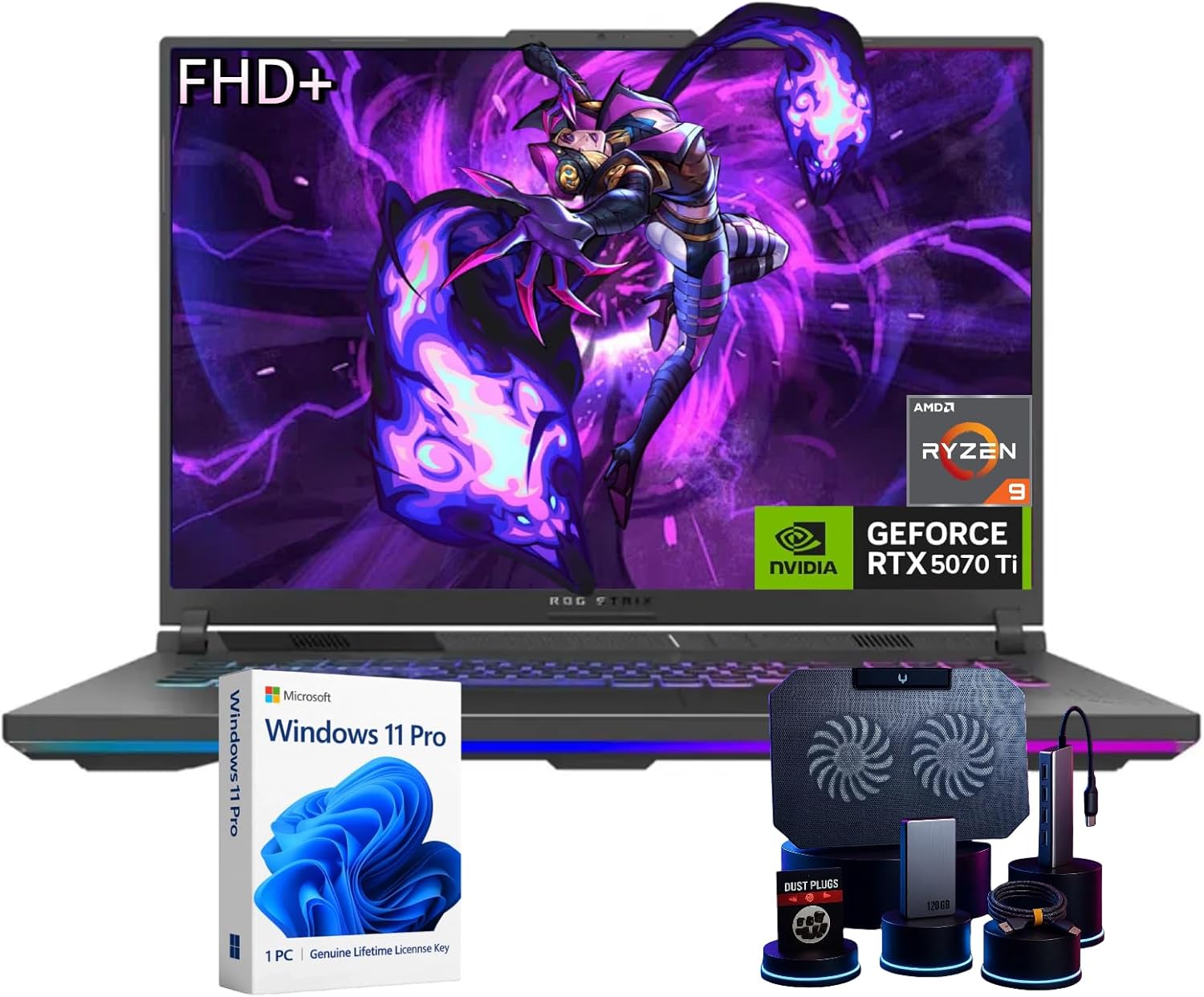 ASUS ROG Strix G16 2025 Model Gaming Laptop – 16″ WUXGA 165Hz IPS Display • AMD …