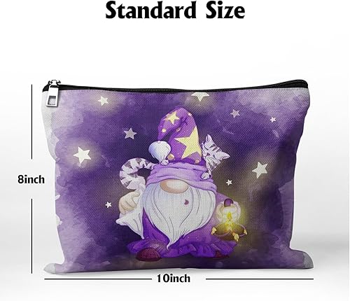 Miniatura 3 de Bolsa de maquillaje para mujer, Lindo gnomo302