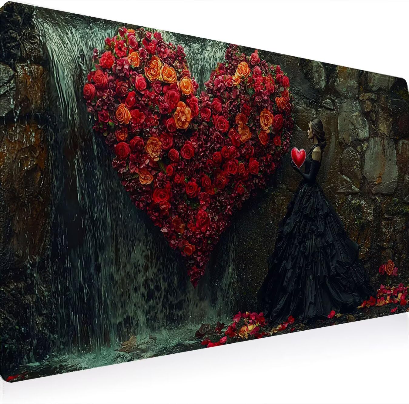 Podkładka pod mysz, podkładka pod mysz XXL 1200 x 600 mm podkładka pod mysz dla graczy, wodoodporna gumowa podstawa, duża podkładka pod mysz do gier na biurko szyte krawędzie wodoodporna