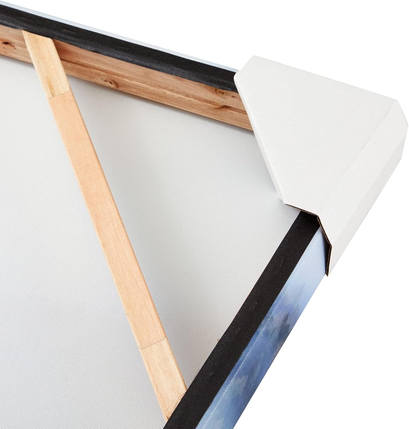 100 Pack Picture Frame Corner Protectors for Shipping Art, Adjustable Cardboard Edges for Paintings (Fits 1", 1.5", 2.2" Frames)