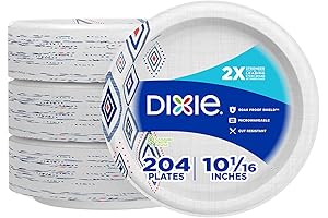 Dixie 10-Inch Large Foam Plates: Ultimate Strength for Everyday Meals
