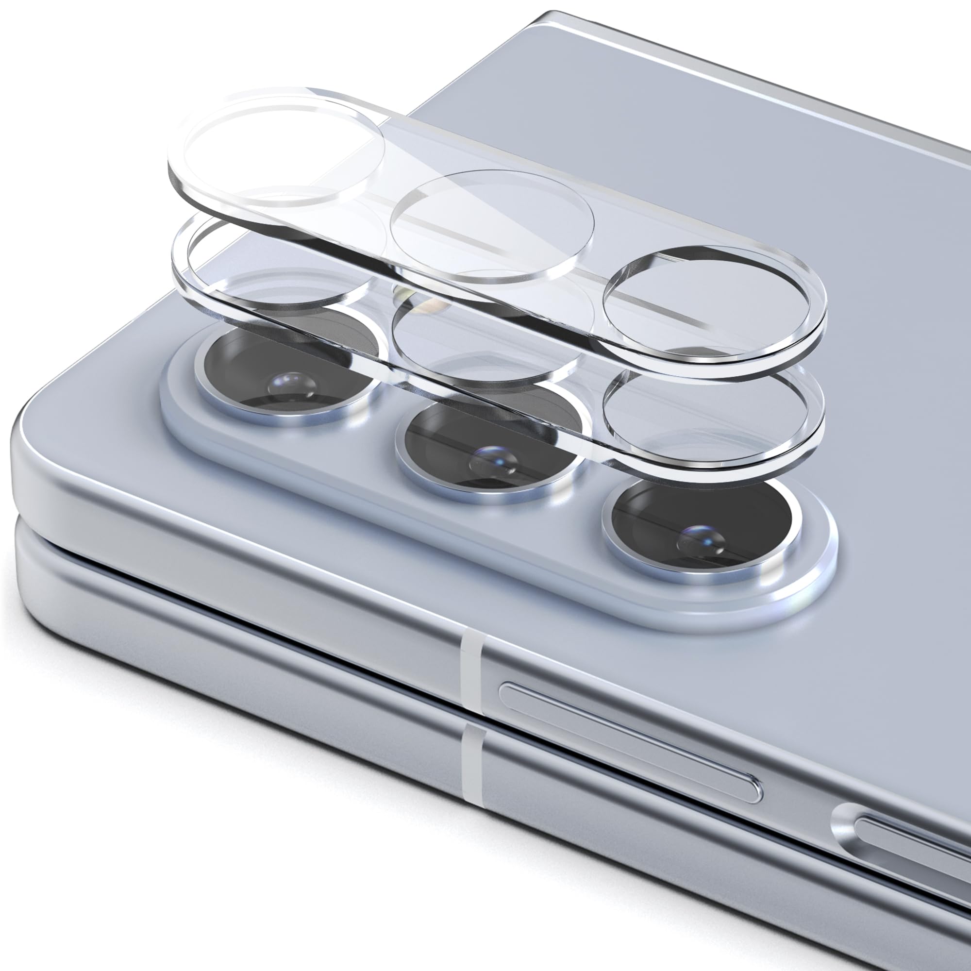 Sinjimoru Samsung Galaxy Z Flip Z Fold Series 5-Layered Tempered Glass Lens, Camera Lens Protector for Galaxy Z Flip 5/Z Fold 5 Phone Lens Screen Protector Lens Glass for Galaxy Z Fold 5