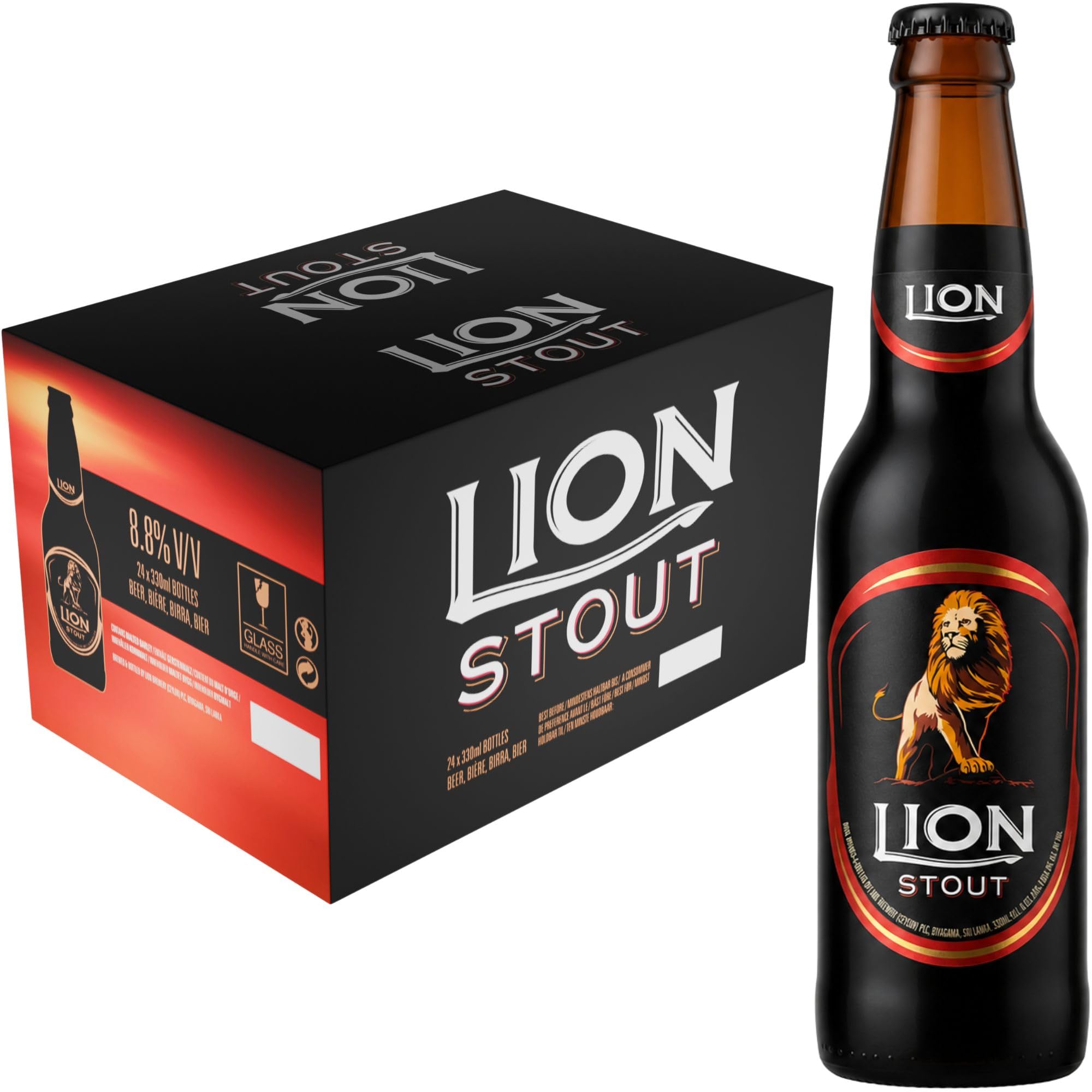 Amazon.co.jp: ライオン(Lion Beer) スタウト 瓶 [ スリランカ