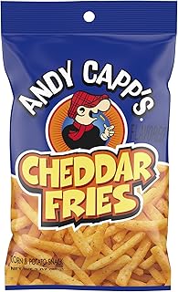 Andy Capp's Cheddar Fries Snacks (Pack of 12)