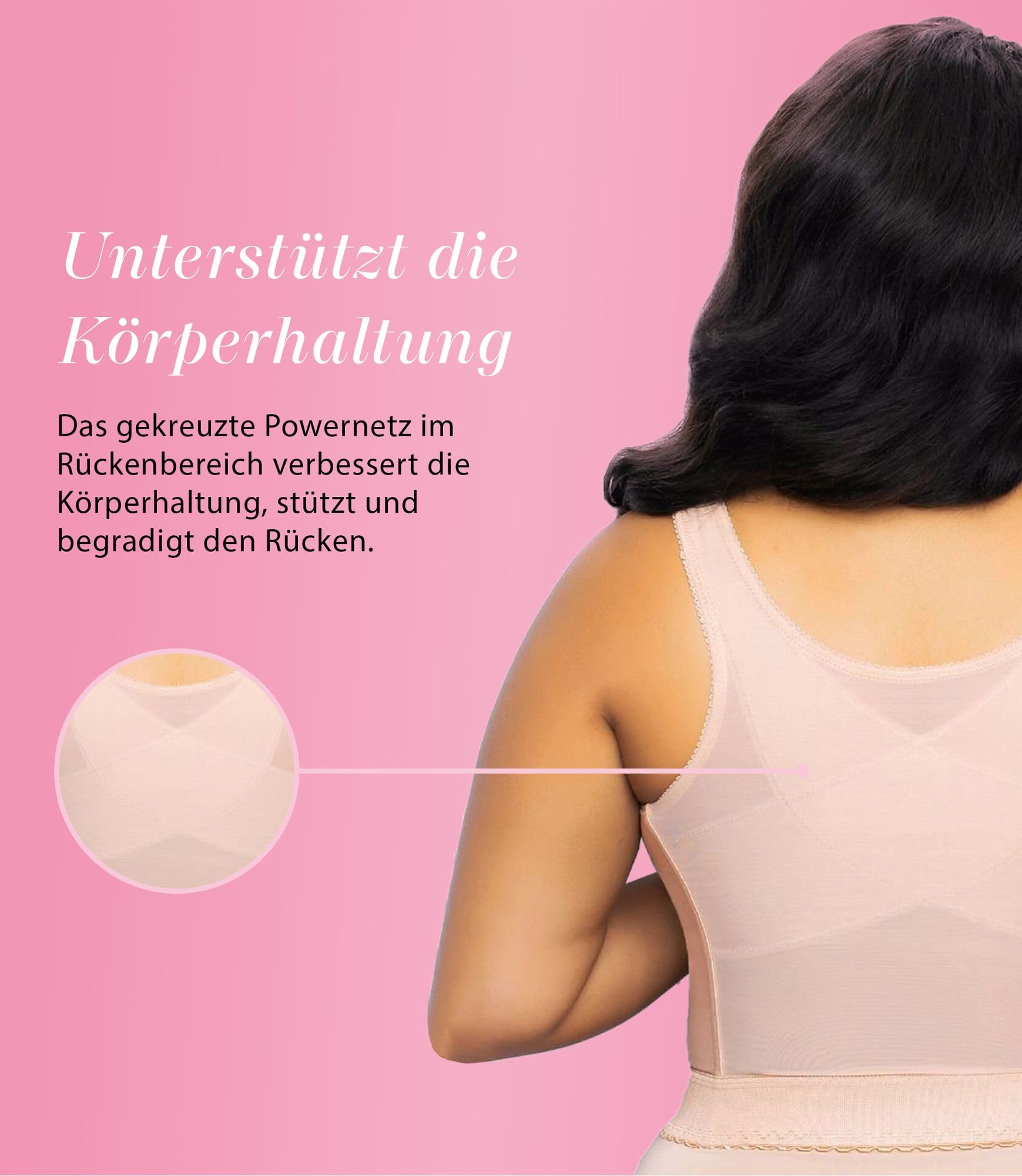 Exquisite Form Original Longline Posture Bra #5107565 Sujetador Mujer (Pack de 1)