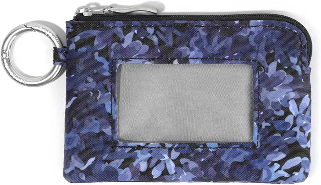 Baggallini RFID Card Case - Lightweight 5"x3.5" Wallet with Keyring