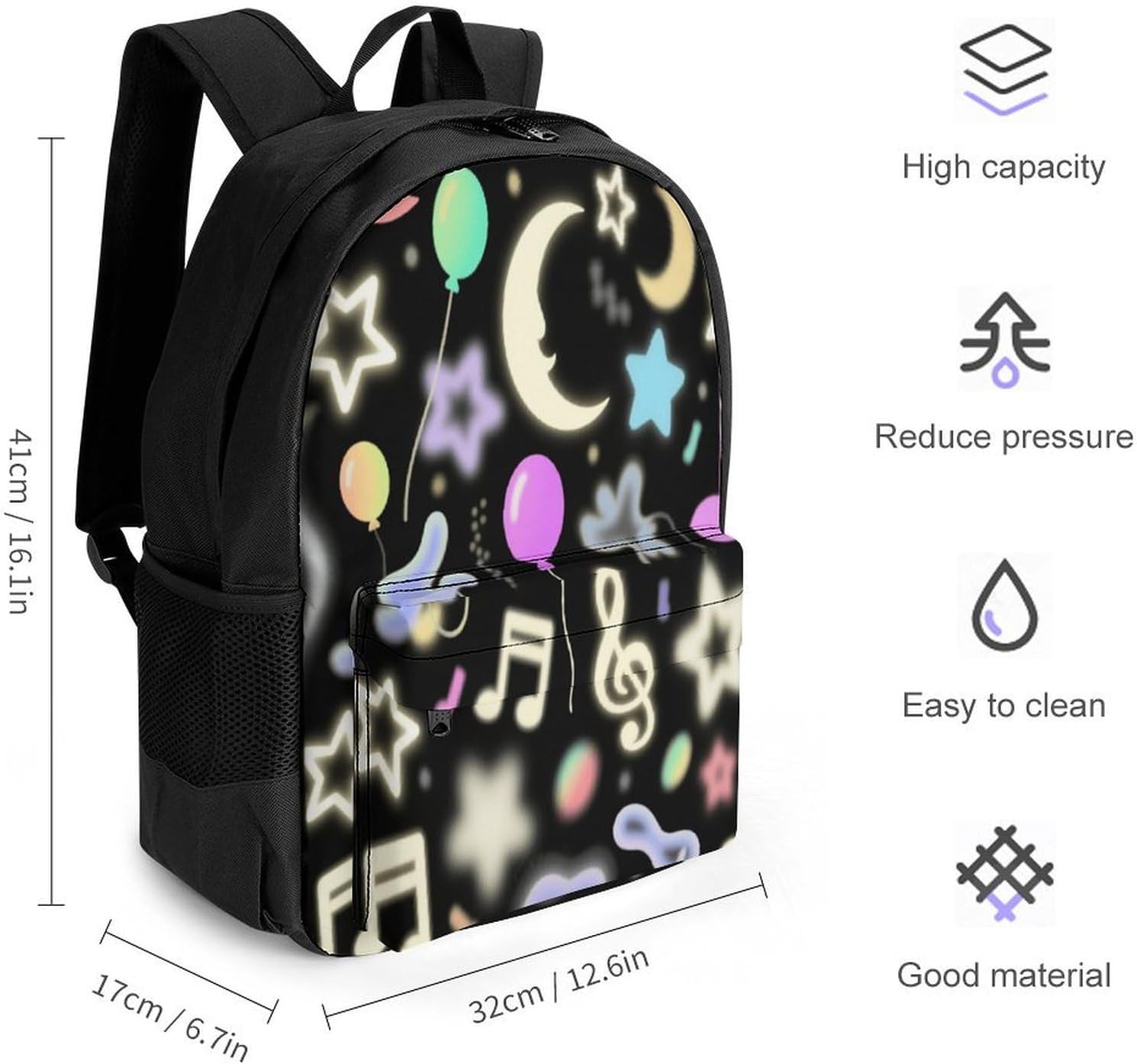 Irregular Pattern Backpack Daypack Travel Backpack | Lightweight Casual Laptop Backpack for Women Men Aesthetic Travel Bag for Weekender Business Hiking Outdoor