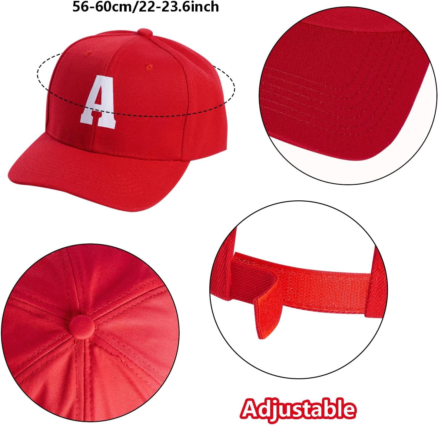 Yolyoo 3pcs Chipmunks Hats Red Blue Green Baseball Cap Adjustable Size Unisex Baseball Cap for Halloween Cosplay - Image 2
