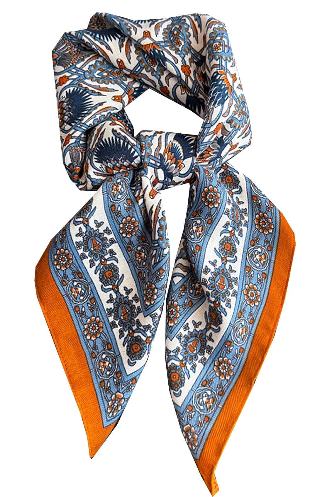 GUZOSJO Square Head Scarf Hair Scarf Bandana For Women Hair Scarves Accessories Fashion Neck