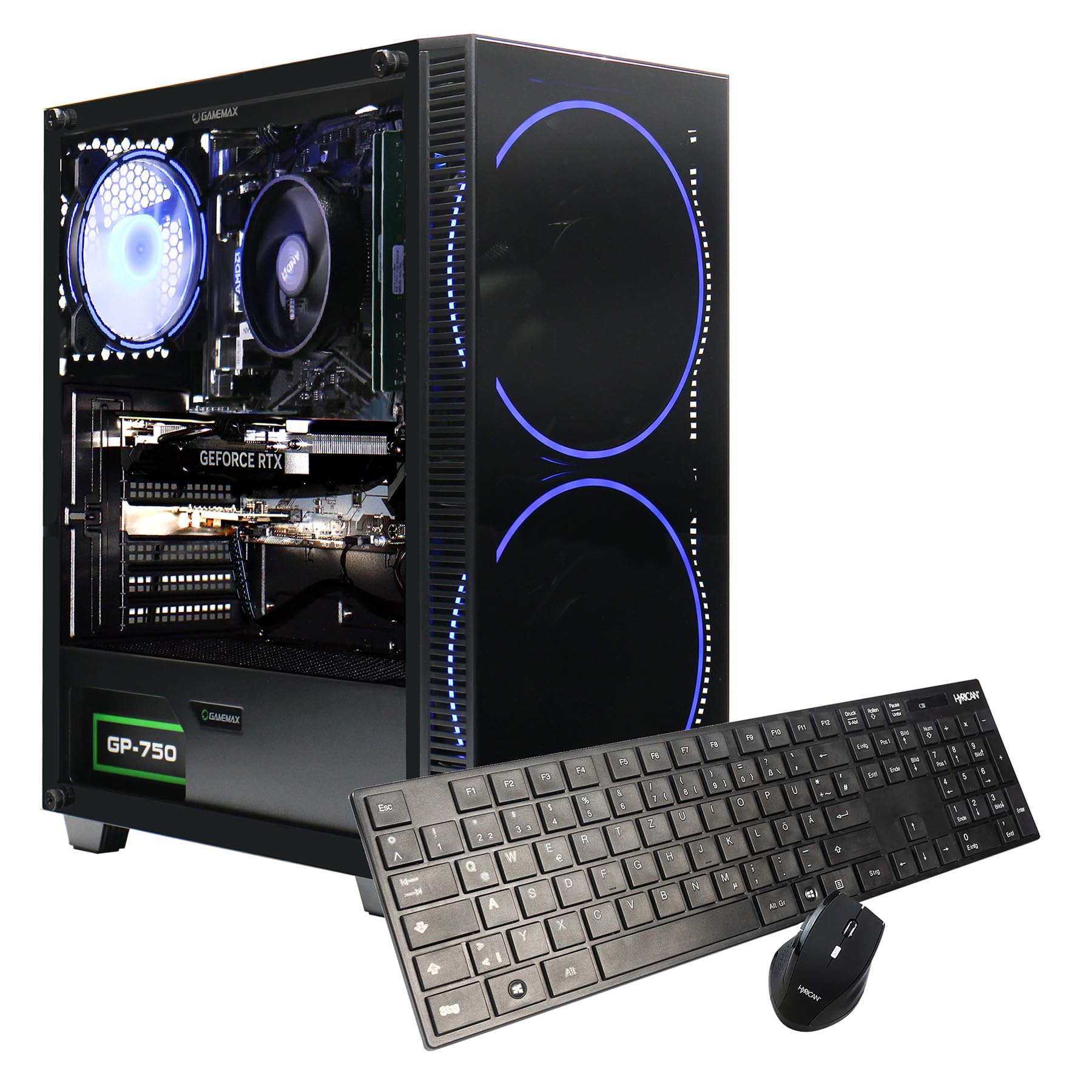 Hyrican Black Hole 7811 Gaming PC Intel Core i5-14400F 16GB DDR5 1TB SSD RTX 5060 Ti 16GB