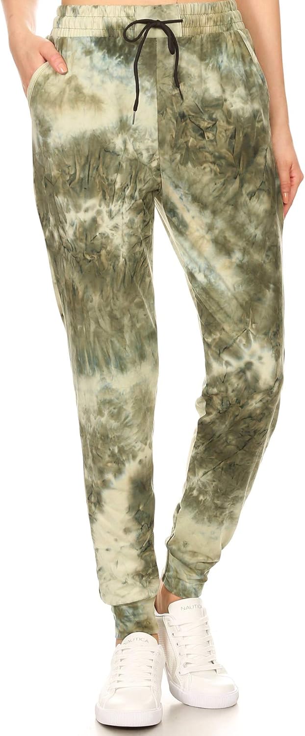 Leggings Depot Women's Popular Print High Waist Premium Jogger Track Pants(S-3X) BAT1 - Image 2