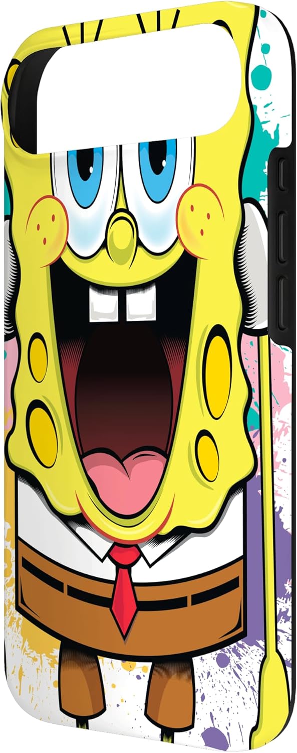 Paint Splatter Spongebob Squarepants Case for iPhone Air