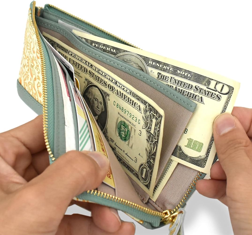 Amazon | [友禅文庫] L字ファスナー長財布 長財布 レディース長