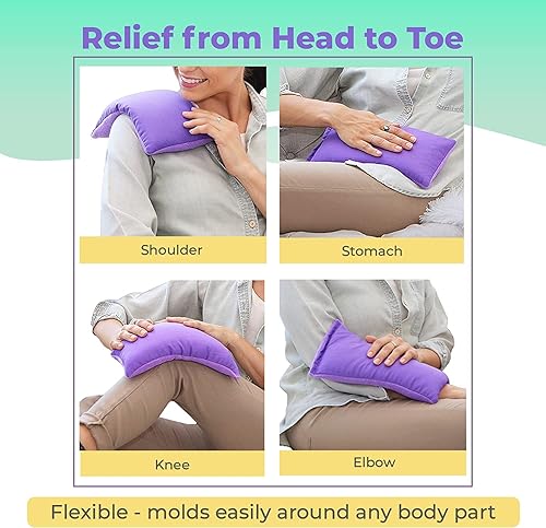 Vista 3 de My Heating Pad Microwave Heating Pad - Moist Microwavable Heating Pads for Joints and Muscles Relief - Microwave Hot Pack Heat Pad for Cramps
