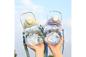 Kawaii Bear Water Bottle: Cute, Leakproof Companion for Kids and Kawaii Lovers