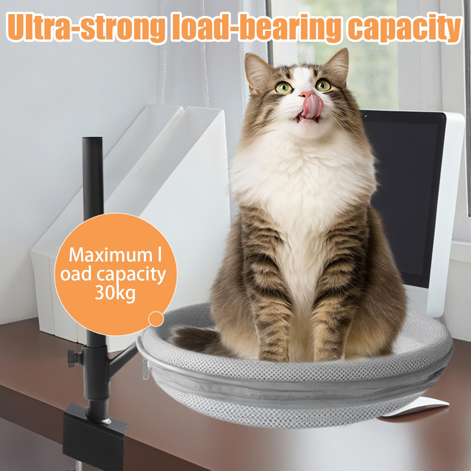 Hamac De Bureau Pour Chat Nid Amovible Meuble