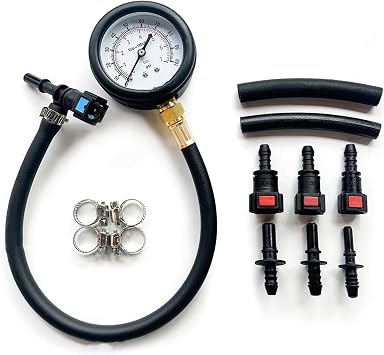 Fuel Pressure Tester Kit Fuel Pressure Tester Kit With Gauge Precise 0 100psi Injection Pump For Cars Motorcycles Trucks