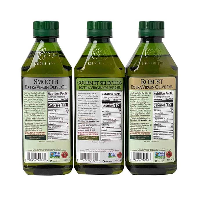Pompeian Aceite de Oliva Extra Virgen Variedad Pack de 3 miniatura 8