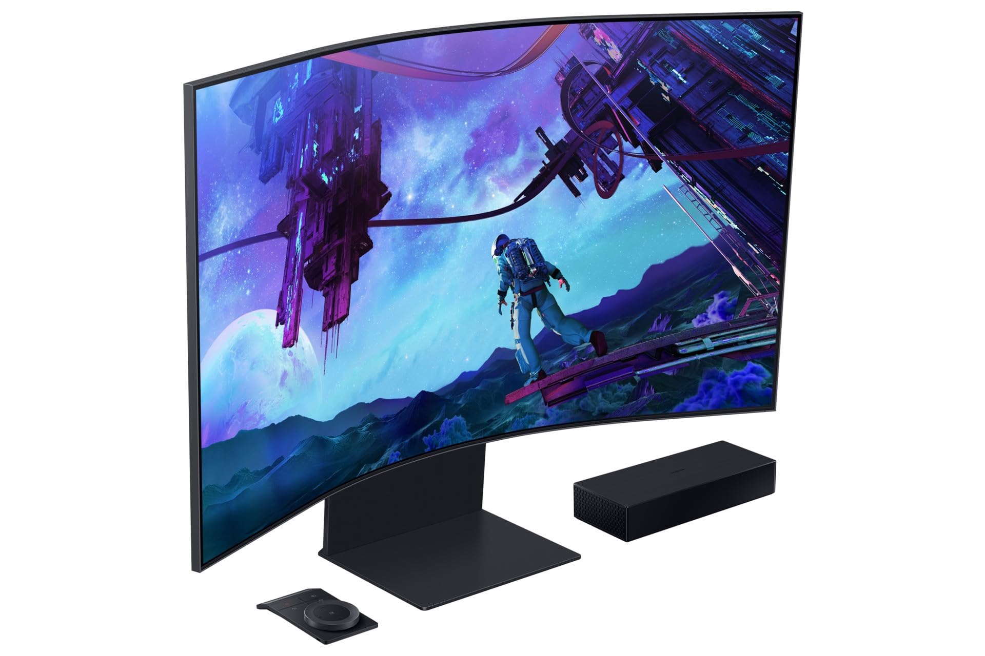 Odyssey Ark 2nd Gen G97NC ゲーミングモニター Samsung 55 Inch Odyssey Ark 2nd Gen G97NC Monitor 1000R curvature
