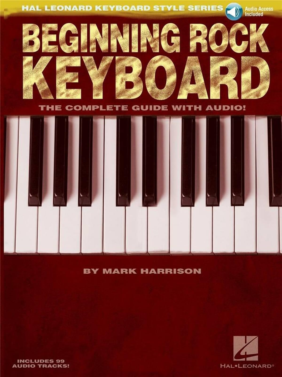 Hal Leonard Keyboard Style Beginning Rock Keyboard Book/Cd