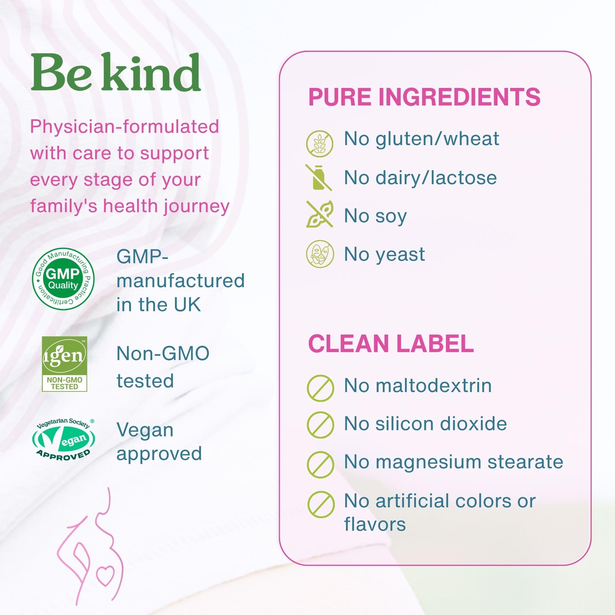 Igennus Methylated Prenatal Multivitamin, Folate for MTHFR, Pure & Clean — Amazon image 5