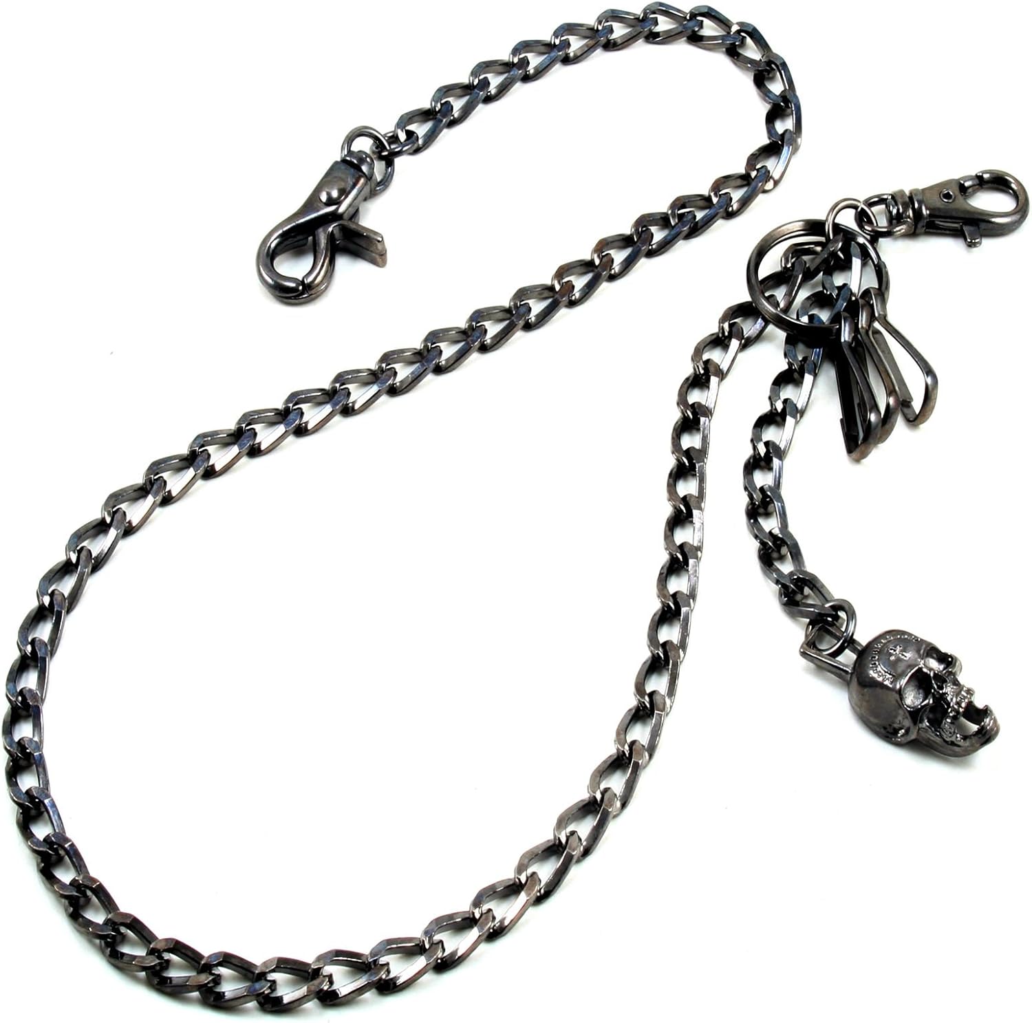 Double K Skull Basic Biker Key Jean Wallet Chain (26.5"3.7oz) MLT CS91