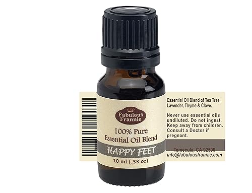 Miniatura 2 de Fabulous Frannie Happy Feet - Mezcla de aceites esenciales puros de árbol de té, clavo, lavanda y tomillo, 0.3 fl oz
