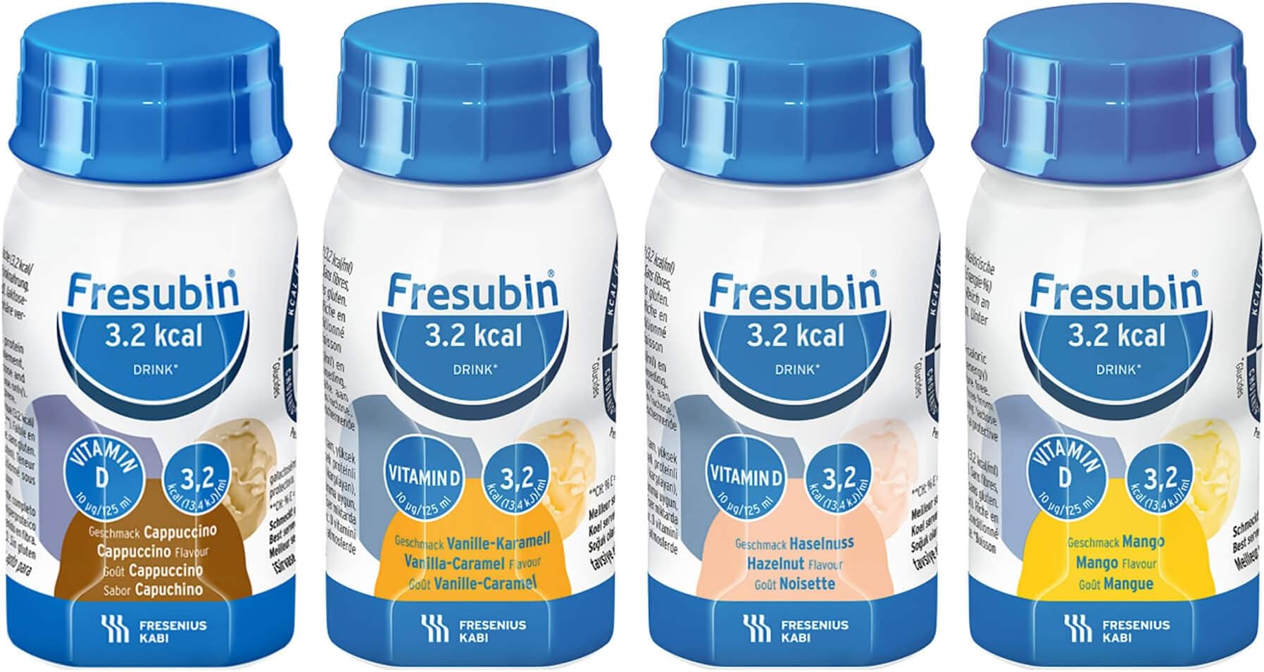 Fresubin 3.2 kcal drink mixed carton, 24 x 125 ml