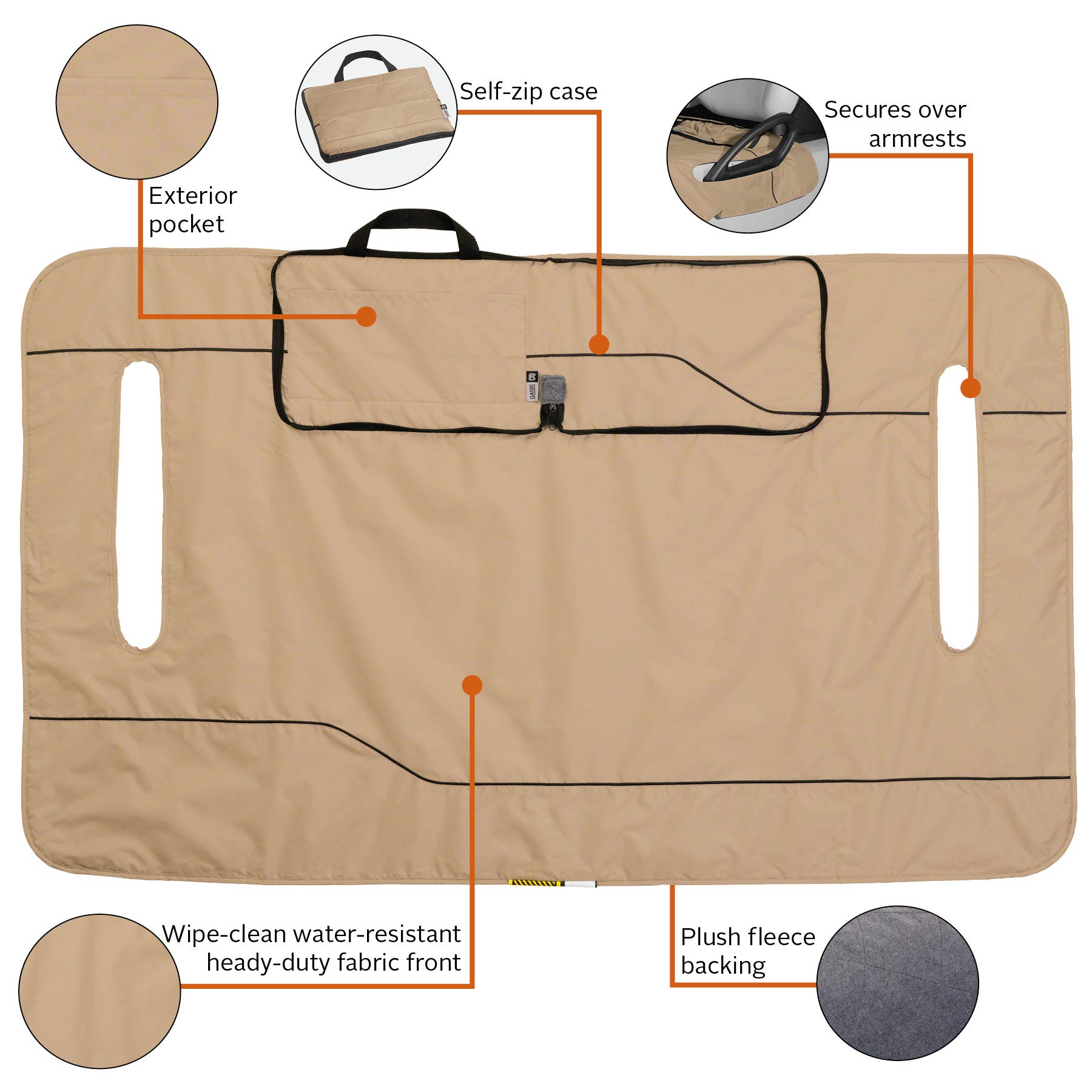 Classic Accessories Fairway Golf Cart Seat Blanket/Cover