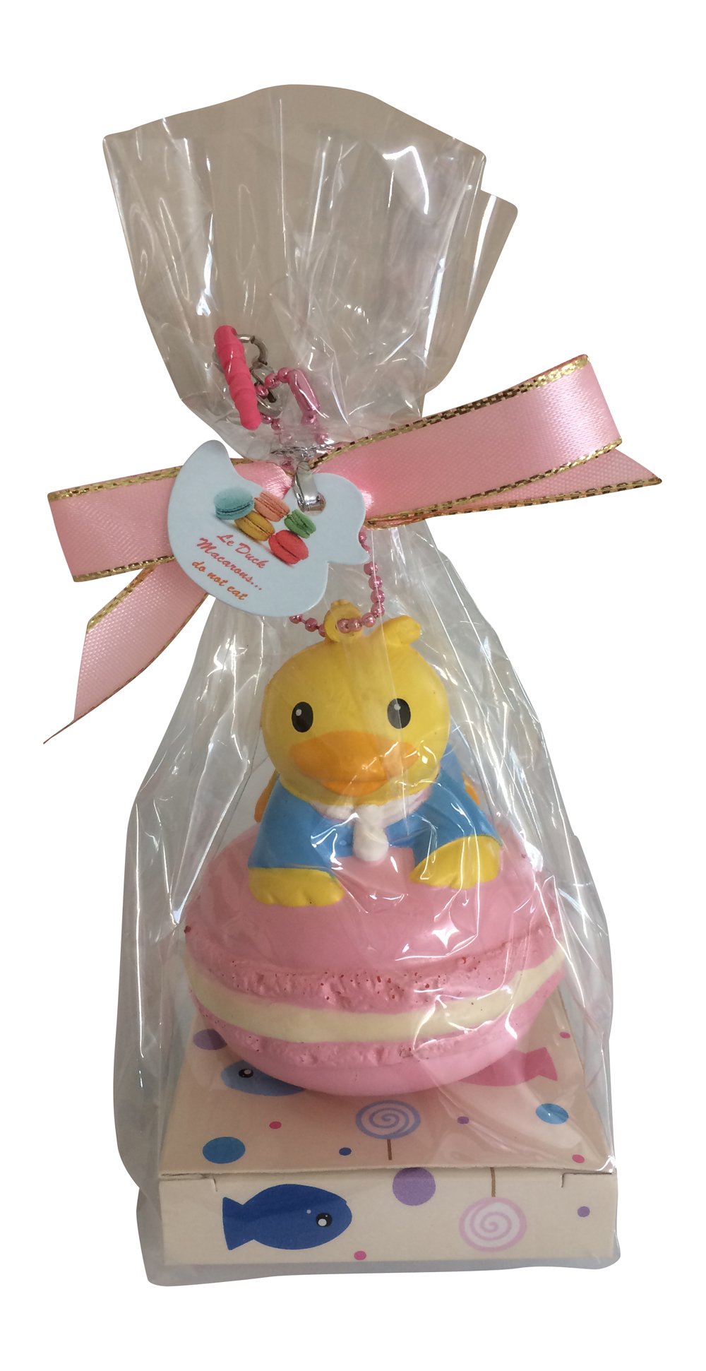 Squishy And Scented Le Duck Macaron From Creamiicandy Pink