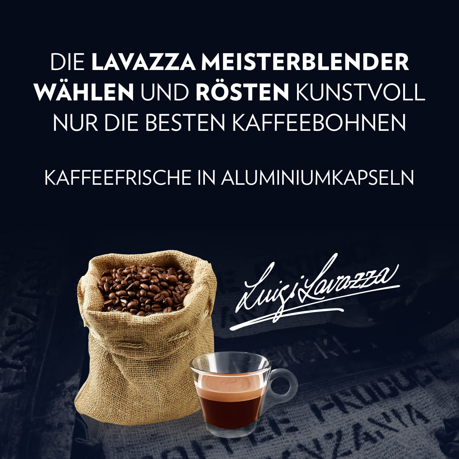 Lavazza Espresso Tierra For Planet Bio-Organic 10 x 10 Aluminiumkapseln kompatibel mit Nespresso* Originalmaschinen