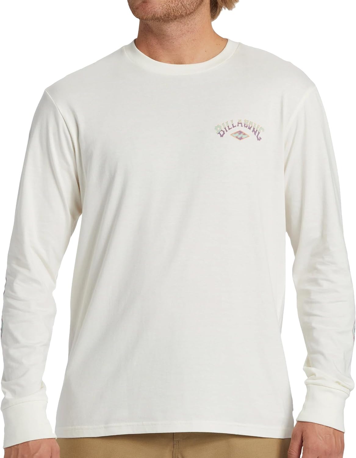 Billabong Crayon Wave LS T-Shirt - Off White