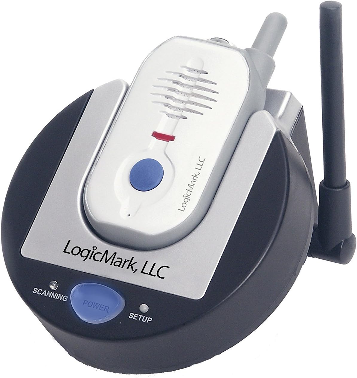 LogicMark Guardian Alert 911, Personal Emergency Device, 2-Way Call with Fire and Police for Home Safety, Device for Seniors and the Elderly