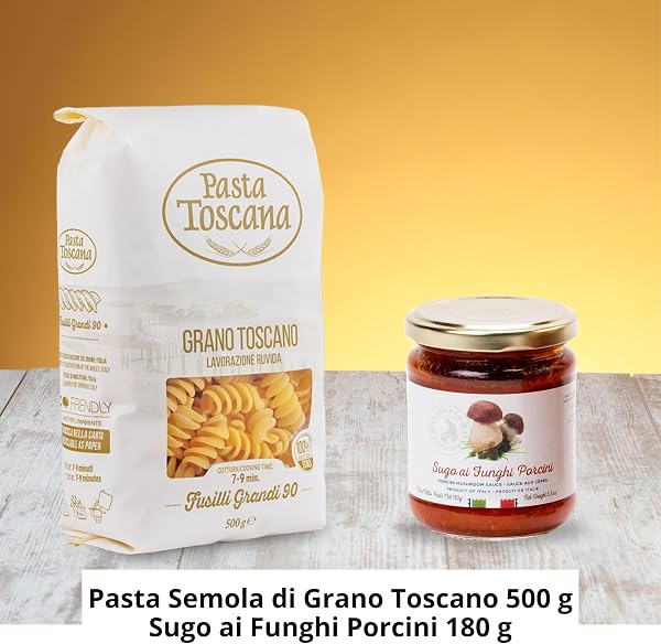 Speciale Italia Artisan Gastronomic Gift Basket – Gourmet Box with 8 Typical Products of Tuscany, Umbria and Emilia – Made in Italy Selection for Businesses and Gift Ideas - 3