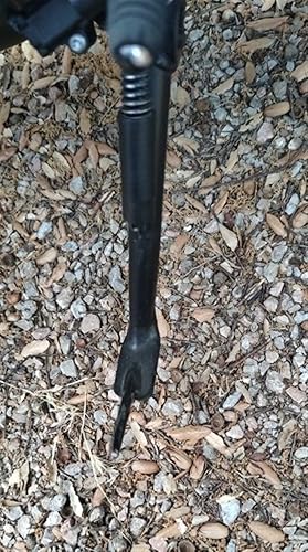 Miniatura 4 de EDKAY Motorcycle Foot Side Stand Extension Pad Kickstand Kick Stand Plate for Yamaha Mt 09 MT-09 MT09 SP 2021 2022 Side Frame feet Color  Titanium