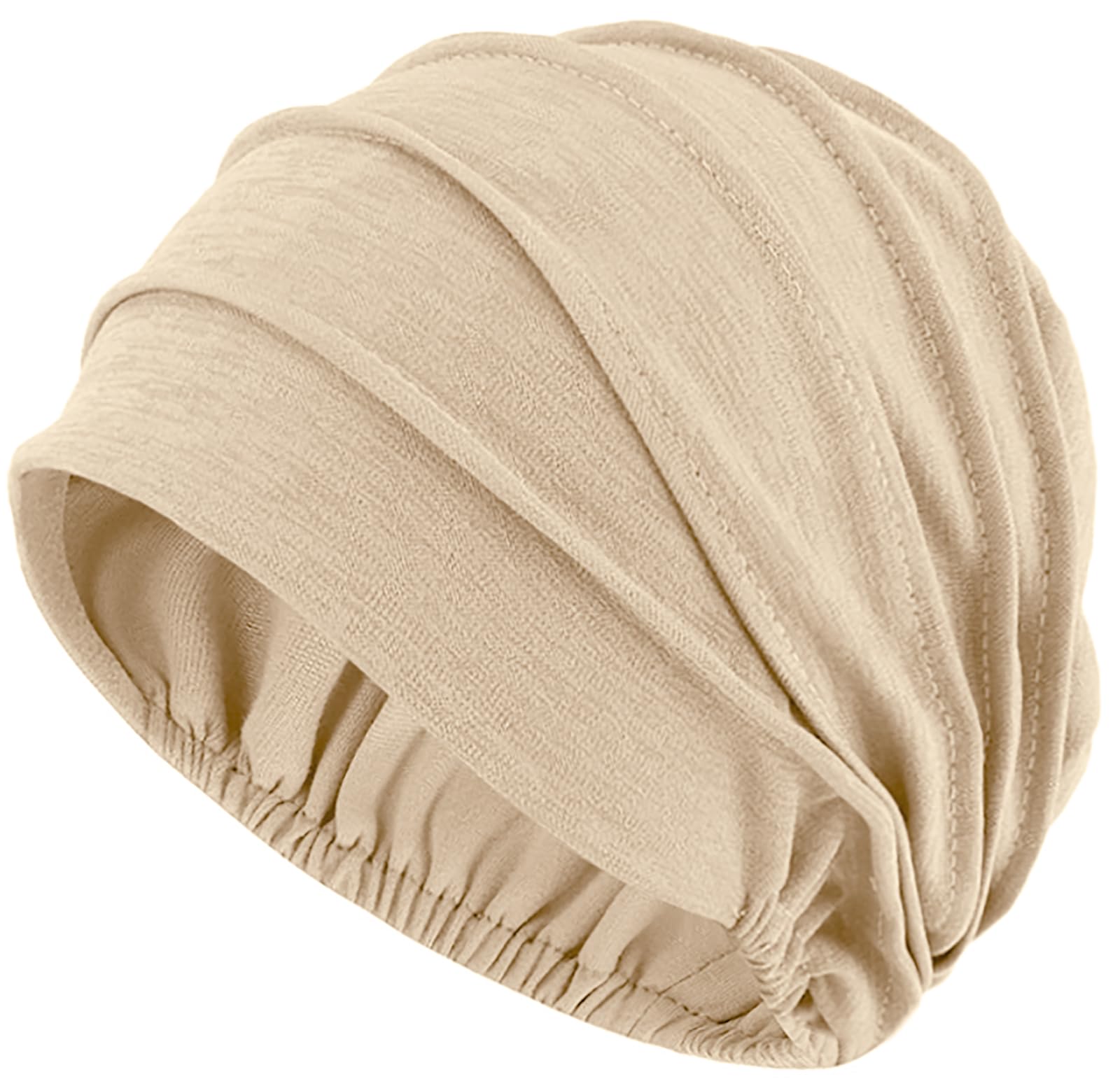 LIMHOO Damen Chemo-Haube Weicher, atmungsaktiver Baumwoll-Turban bei Haarausfall & Chemotherapie