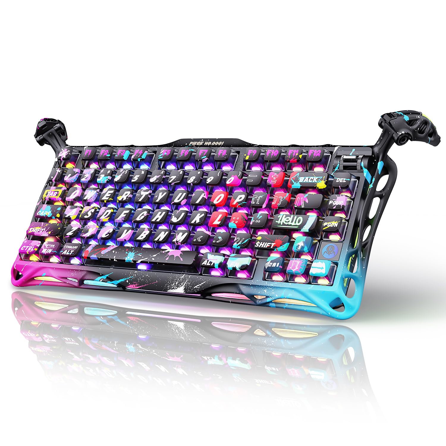 QWER マゼンタ ウリ銀行 キーリング Amazon.com: GravaStar Mercury V75 Gaming Keyboard – Hall‑Effect