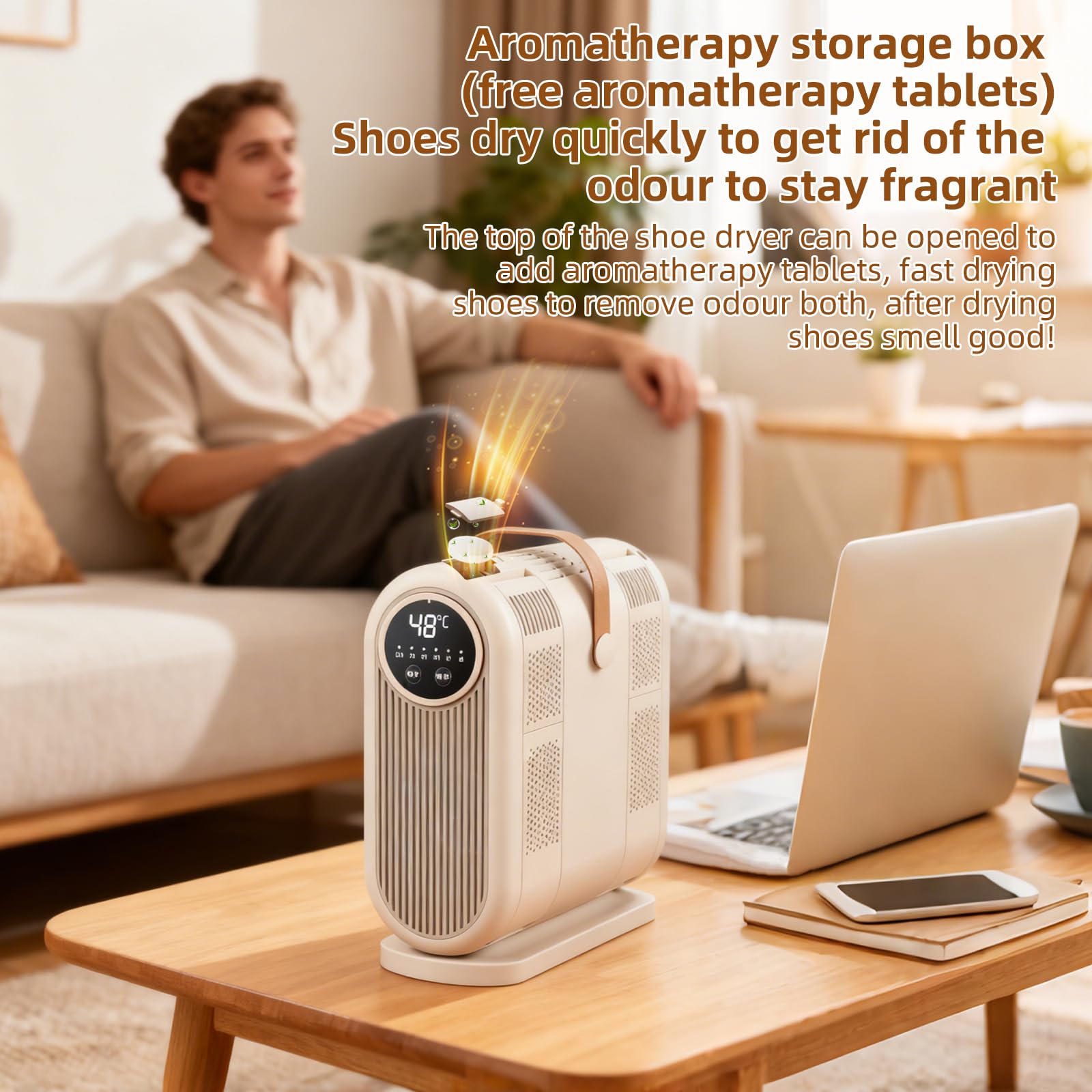 4 In 1 Asciugascarpe Elettrico Antibatterico, Timer 1/3/6H, 2 Impostazioni Di Velocità Del Vento, Asciugascarpe Portatile Per Sci, Adatto Per Scarpe, Guanti, Cappelli, Calzini E Scarpe Da