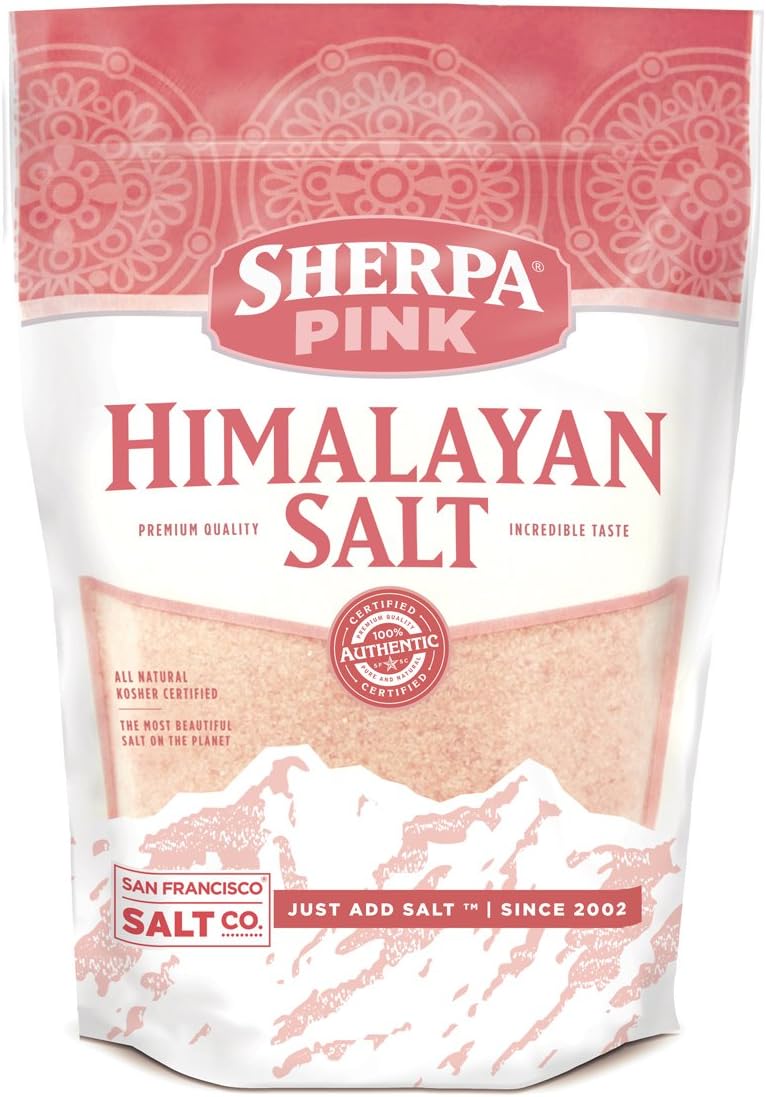 Sherpa Pink Gourmet Himalayan Salt - 20 lb. Bulk Bag Fine Grain