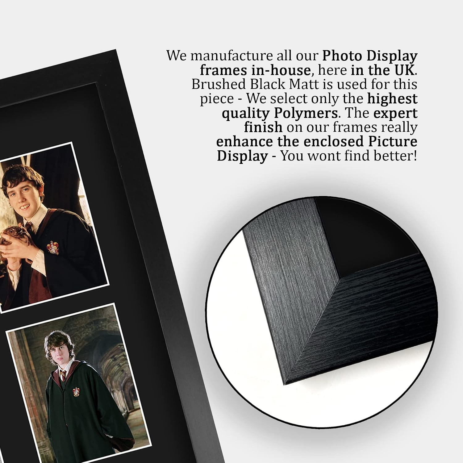 HWC Trading Matthew Lewis Harry Potter Neville Longbottom 16 x 12 inch (A3) Printed Gifts Signed Autograph Picture Display for Movie Memorabilia Fans - 16" x 12" Framed