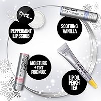 Vista 3 de ChapStick Total Hydration Lip Kit Gift Set, Lip Moisturizer, Lip Scrub and Lip Balm Set - 4 Count