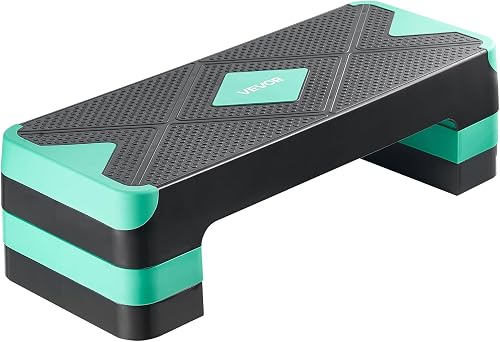 VEVOR Aerobic Exercise Step Platform 28-Inch step-platform, green