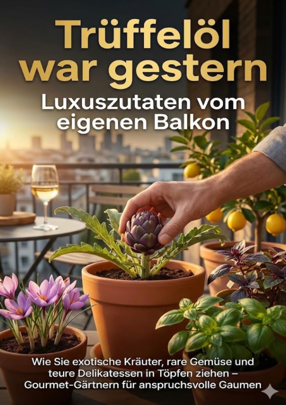 Trüffelöl war gestern: Luxuszutaten vom eigenen Balkon: Wie Sie exotische Kräuter, rare Gemüse und teure Delikatessen in Töpfen ziehen – Gourmet-Gärtnern für anspruchsvolle Gaumen