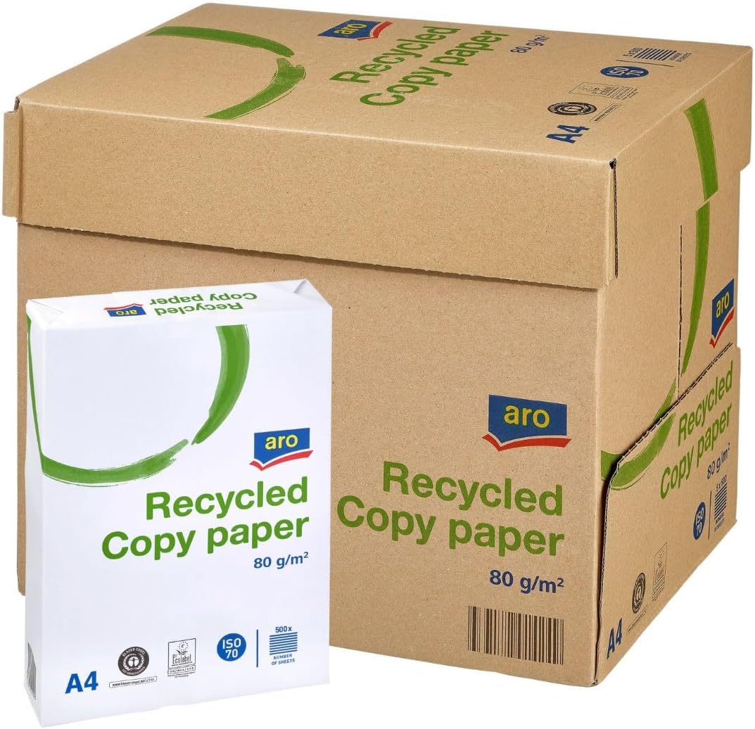 TATMOTIVE Recyclingpapier DIN A4 100g/qm - Öko Druckerpapier 250 Blatt