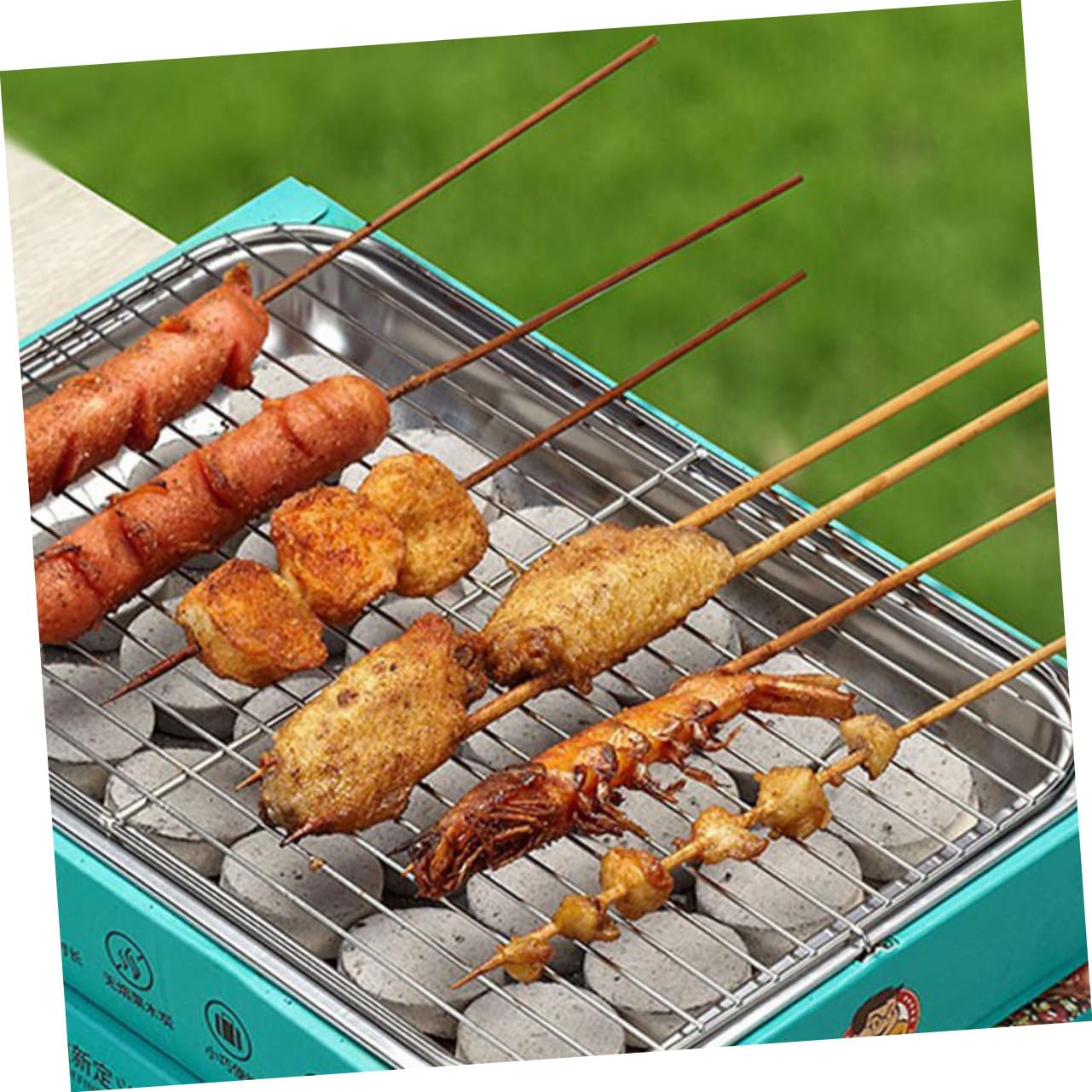 Mipcase Pastillas de Carbón Vegetal Carbón Negro Fácil de Usar y Ligero 70 para Barbacoa Portátil Adecuado para Fiestas Familiares y Senderismo al Aire Libre