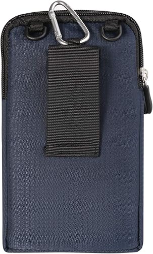 Miniatura 2 de Funda de nailon para hombre con clip para cinturón compatible con Apple iPhone 15 Pro Max, Samsung Galaxy S24 Ultra S24+ A55 A54 A34 A25 A15 A14