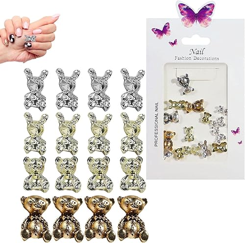 Miniatura 9 de Yimin Joyas de uñas para arte de uñas, lindo dije de uñas  Manicura DIY manualidades, accesorios de joyería, accesorios de joyería para manualidades