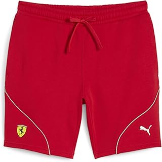 PUMA Men's Scuderia Ferrari Formula 1 Shorts, Rosso Corsa-SS24, Large