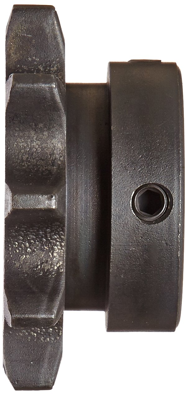 Martin Roller Chain Sprocket, Hardened Teeth, Bored-to-Size, Type B Hub, Single Strand, 50 Chain Size, 0.625" Pitch, 10 Teeth, 1" Bore Dia., 2.299" OD, 1.5625" Hub Dia., 0.343" Width